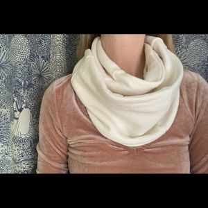 Hemp fleece infinity scarf